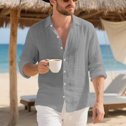 Men's Lightweight and Breathable Summer Shirt Skorter