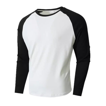 Men's sporty long-sleeve shirt with raglan sleeves Skorter