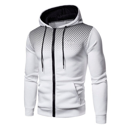 Men's stylish zip hoodie with breathable inserts Skorter