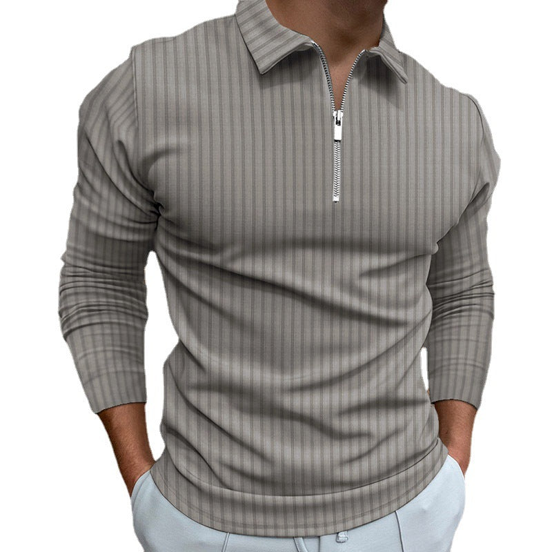 Men's stylish polo shirt with zipper Skorter