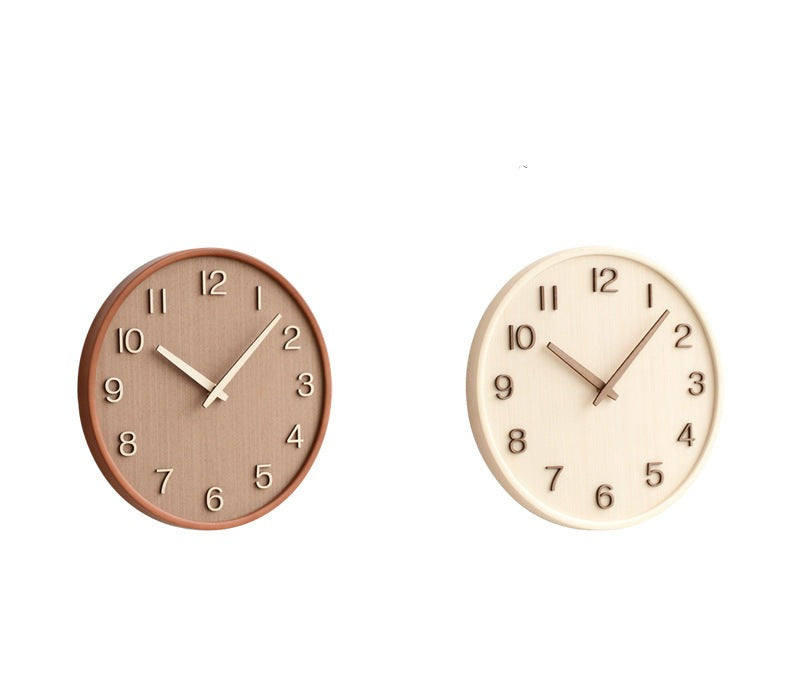 Skorter | Natural Elegance - Round Wood Wall Clock