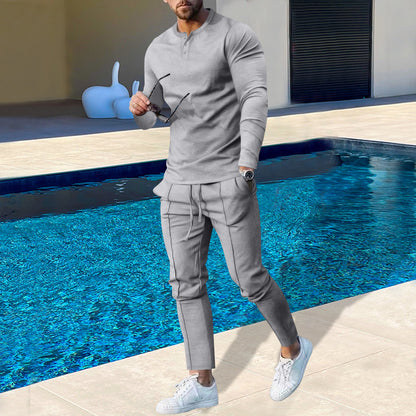 Men's cotton jogging suit with breathable properties and fashionable cut Skorter