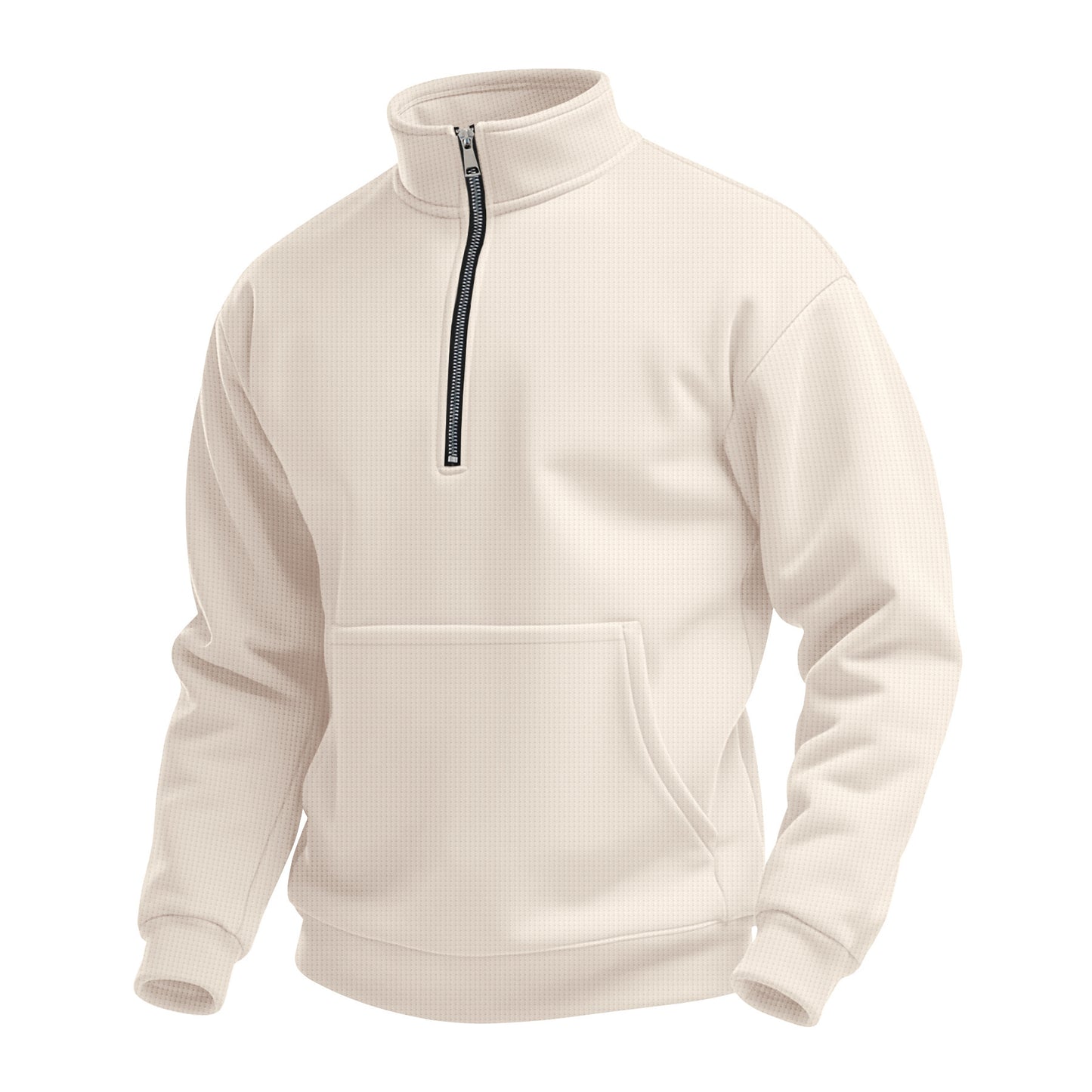 Men's fleece pullover with convertible collar Skorter