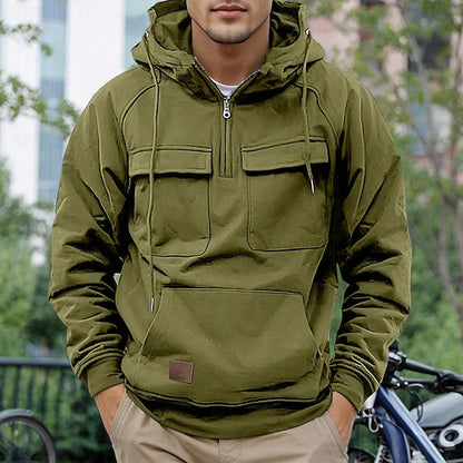 Men's stylish hooded jacket with practical pockets Skorter