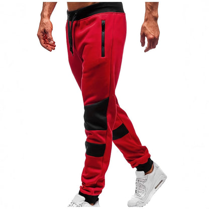 Men's stylish leisure jogging pants with breathable inserts and practical drawstring Skorter