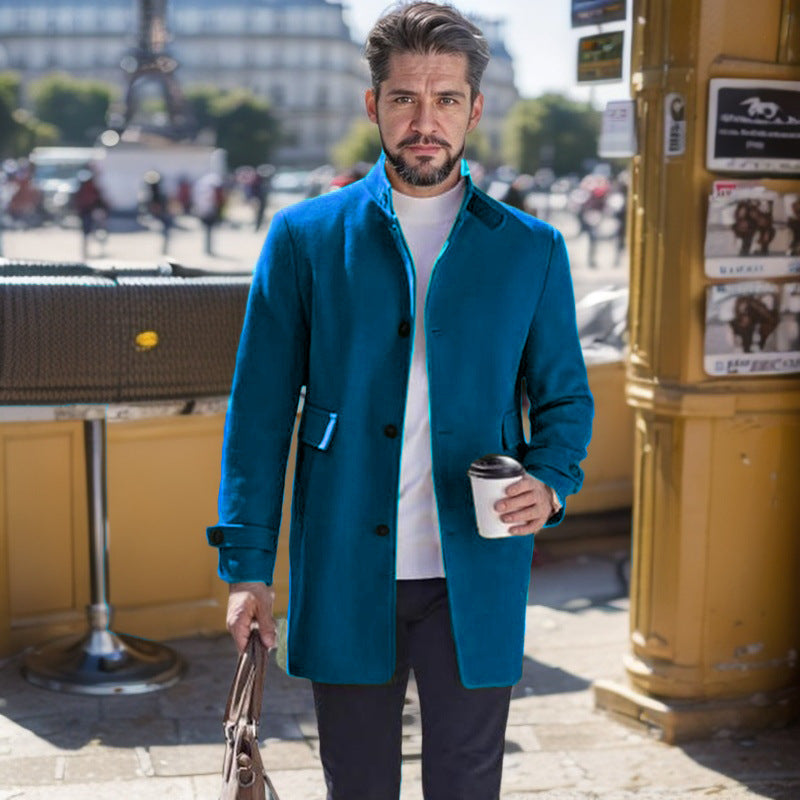 Men's stylish leisure coat with practical pockets and elegant cut Skorter