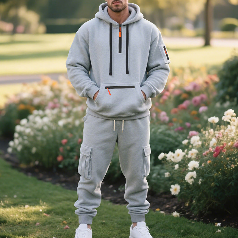 Men's tracksuit with practical pocket design Skorter