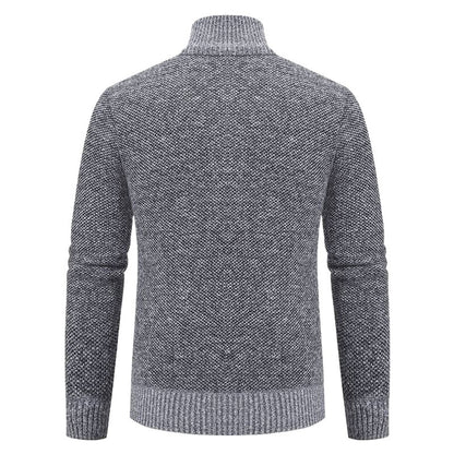Men's cardigan with modern geometric patterns Skorter