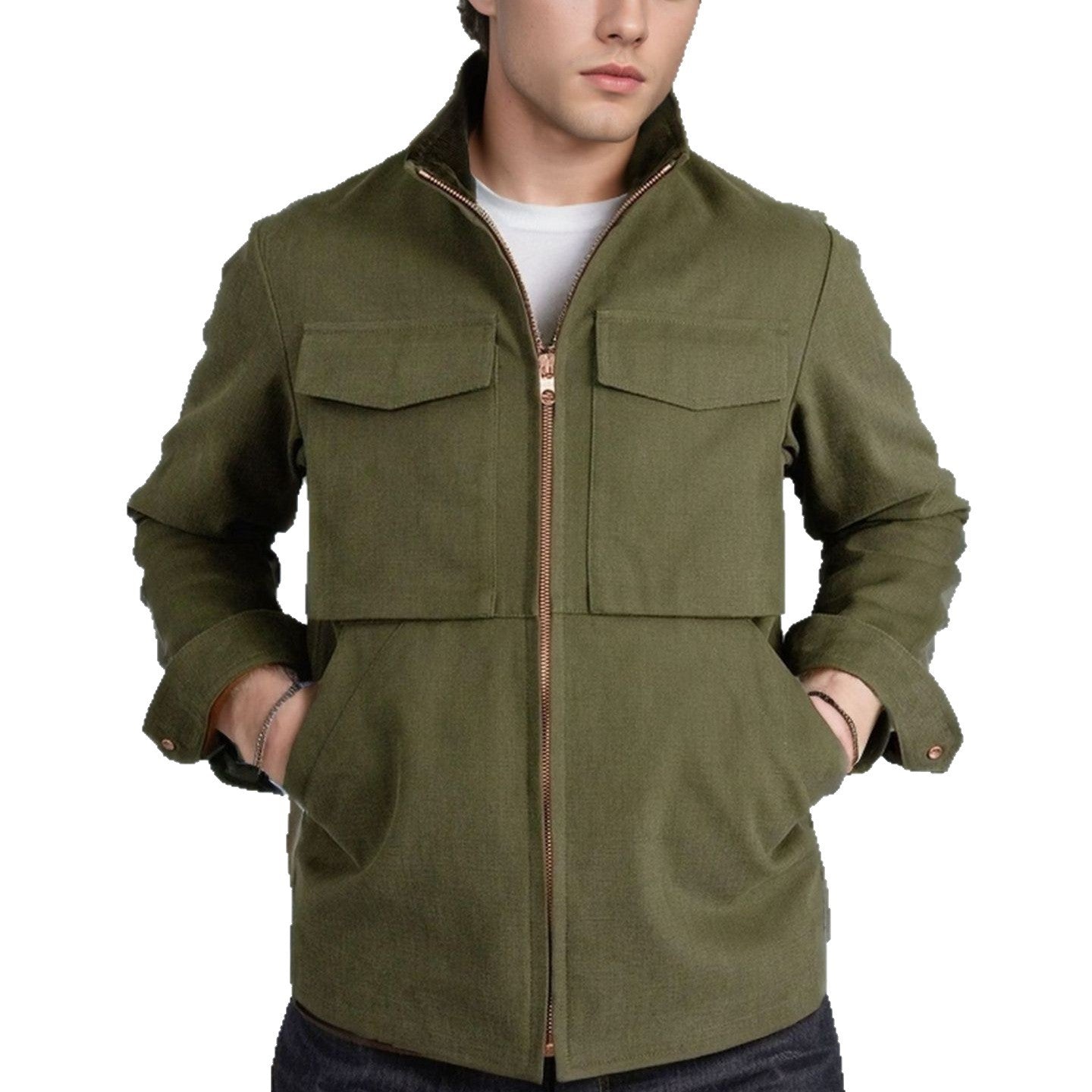 Men's stylish transitional jacket with practical pockets Skorter