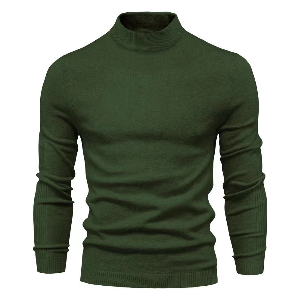 Men's stylish turtleneck sweater made of soft merino wool Skorter