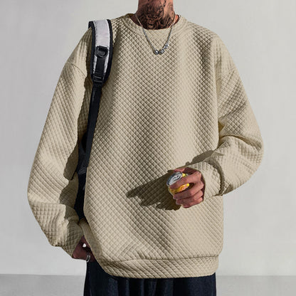 Men's sweatshirt with textured design Skorter