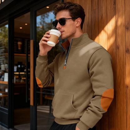 Men's stylish hoodie with zipper and practical pockets Skorter