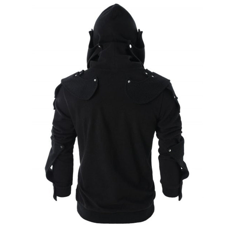 Men's stylish hoodie with innovative collar and practical pockets Skorter