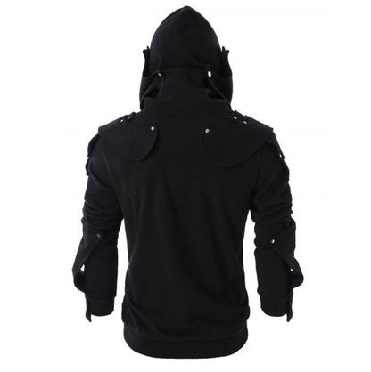 Men's stylish hoodie with innovative collar and practical pockets Skorter