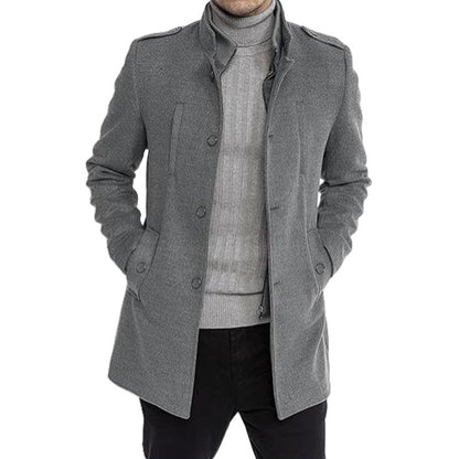 Men's stylish leisure jacket with protective collar and practical side pockets Skorter