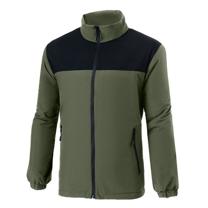 Men's transitional jacket with high collar and heat-insulating properties Skorter