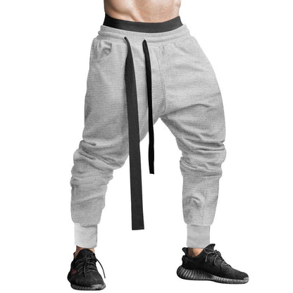 Men's stylish casual pants with elastic waistband and trendy drawstring Skorter