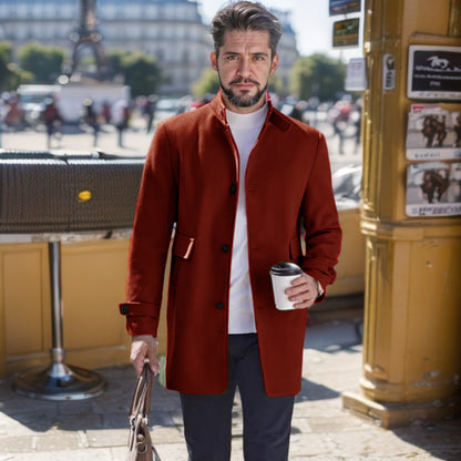 Men's stylish leisure coat with practical pockets and elegant cut Skorter