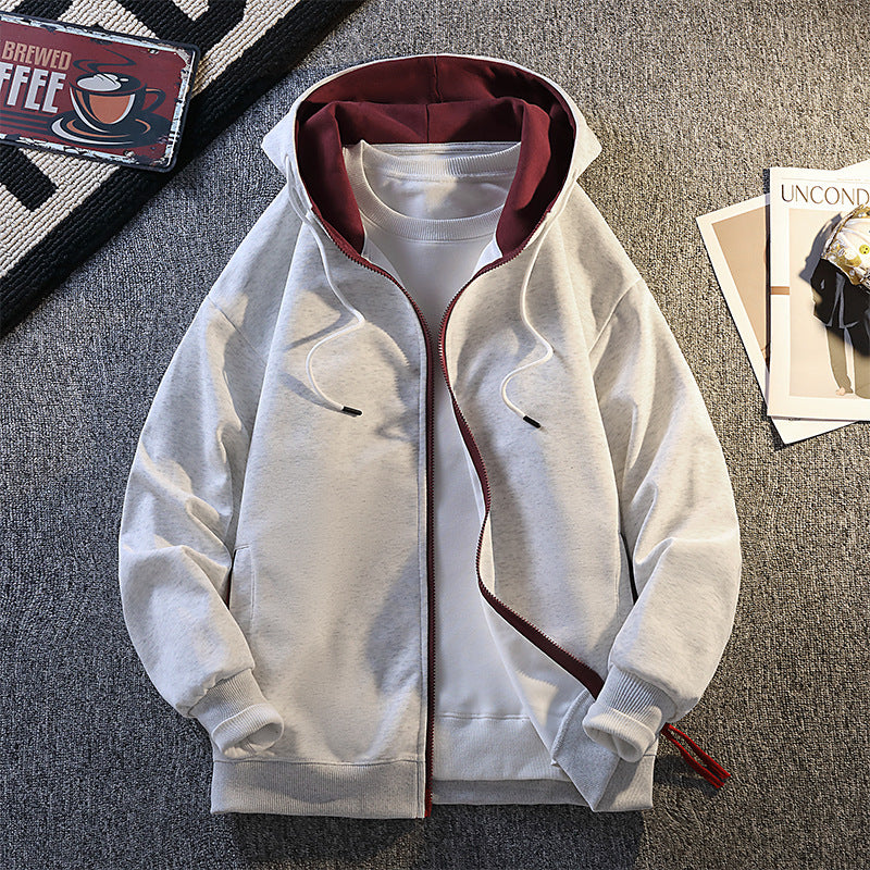 Men's stylish hoodie jacket with contrasting details Skorter