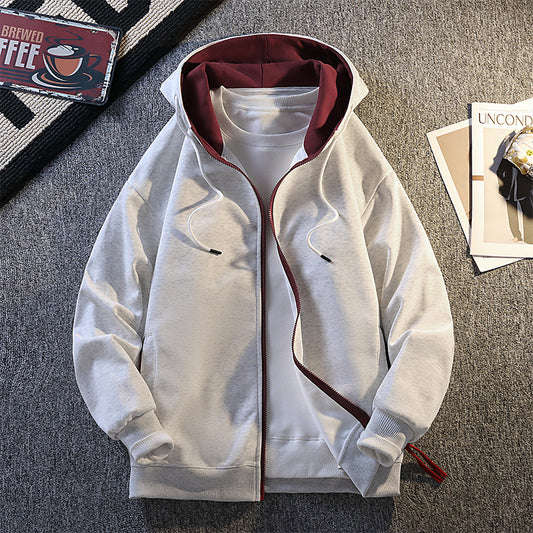 Men's stylish hoodie jacket with contrasting details Skorter