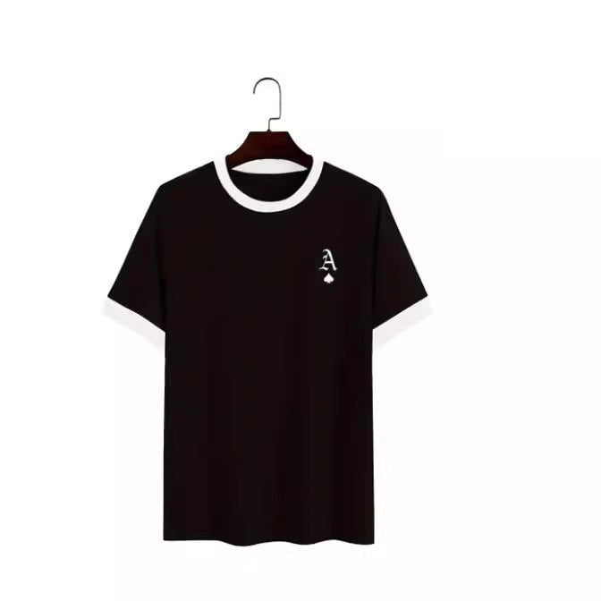 Men's T-shirt with modern design and contrasting collar Skorter