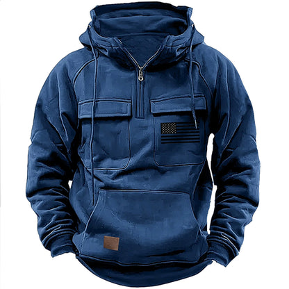 Men's practical hoodies with numerous pockets Skorter