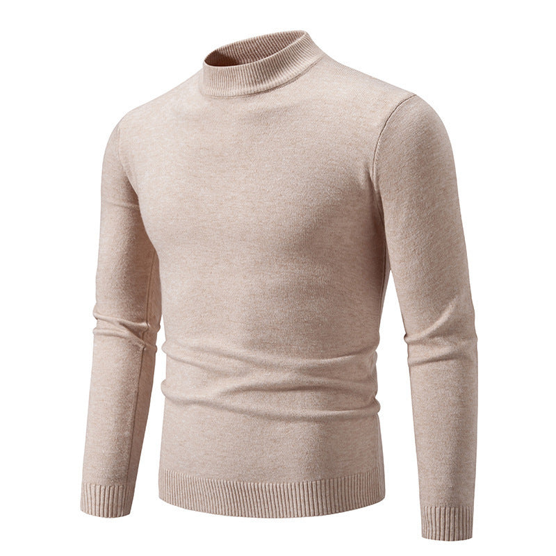 Men's trendy turtleneck sweater made of fine knit quality Skorter