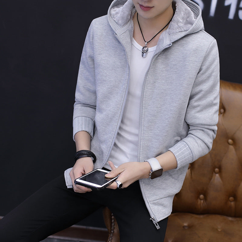 Men's transitional jacket with cozy inner lining and practical hood system Skorter