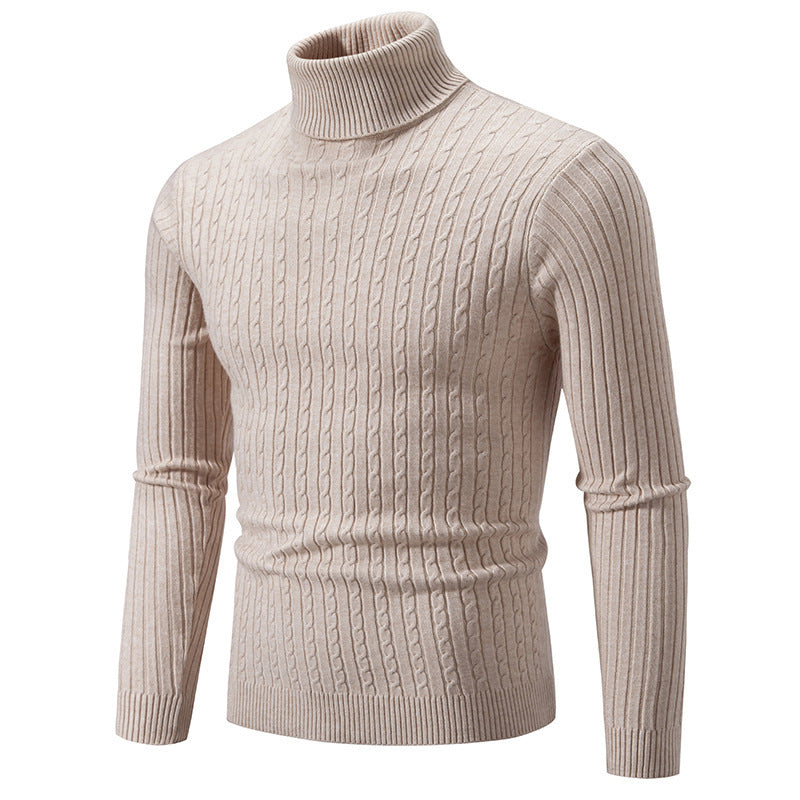 Men's turtleneck sweater made of comfortable knit quality Skorter