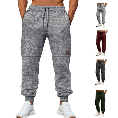 Men's modern jogging pants with elastic waistband and side pockets Skorter