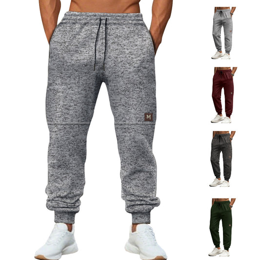 Men's modern jogging pants with elastic waistband and side pockets Skorter