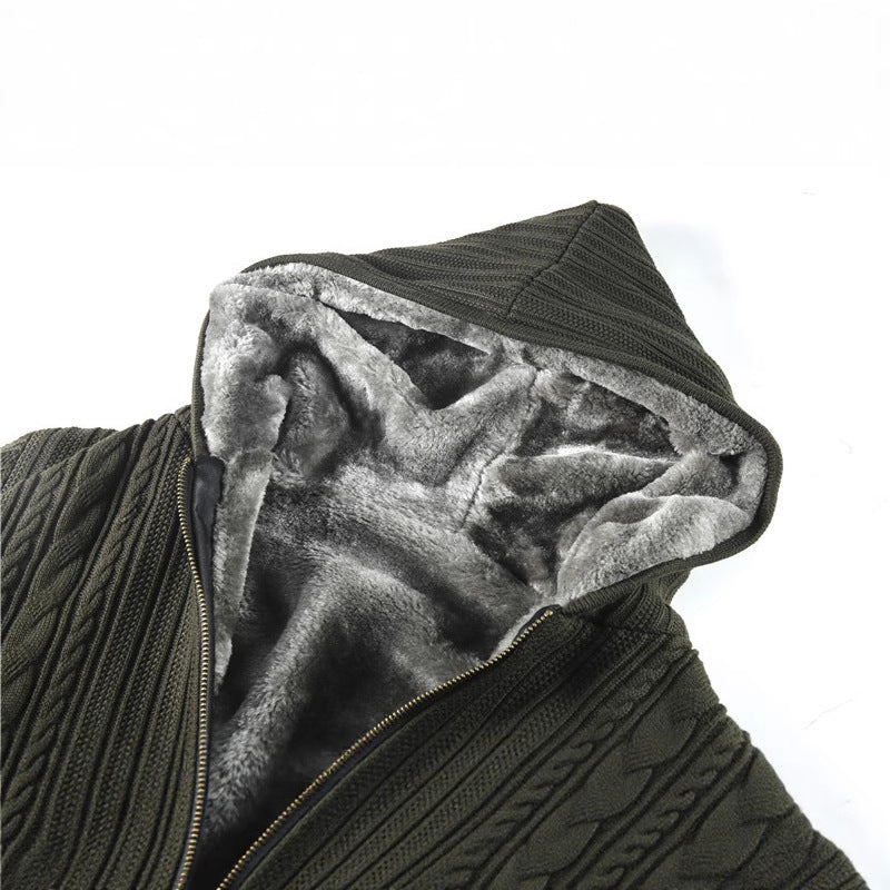 Herrkofta med huva och foder i Skorter