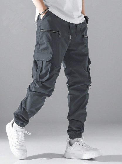 Men's stylish cargo jogger pants with practical pocket design Skorter