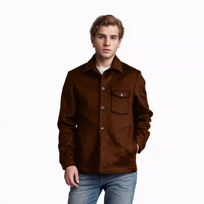 Men's wool jacket with practical pockets Skorter