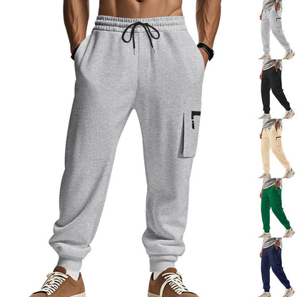 Men's sporty jogging trousers with practical side pockets and adjustable waistband Skorter