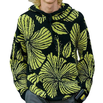 Unisex hoodie with unique floral design Skorter
