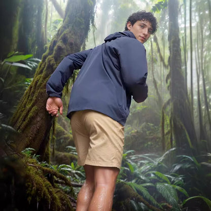 Men's weatherproof utility jacket with adjustable hood system Skorter