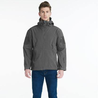 Men's tactical jacket with versatile zippered pockets and breathable material Skorter