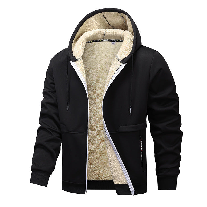 Men's warm fleece jacket with functional cut Skorter