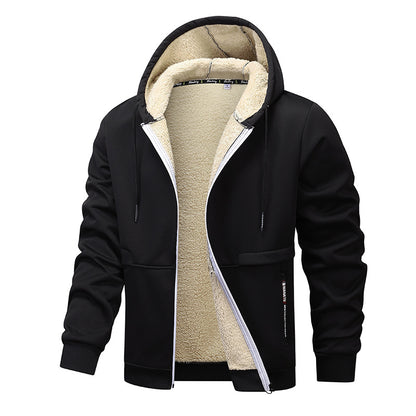 Men's warm fleece jacket with functional cut Skorter