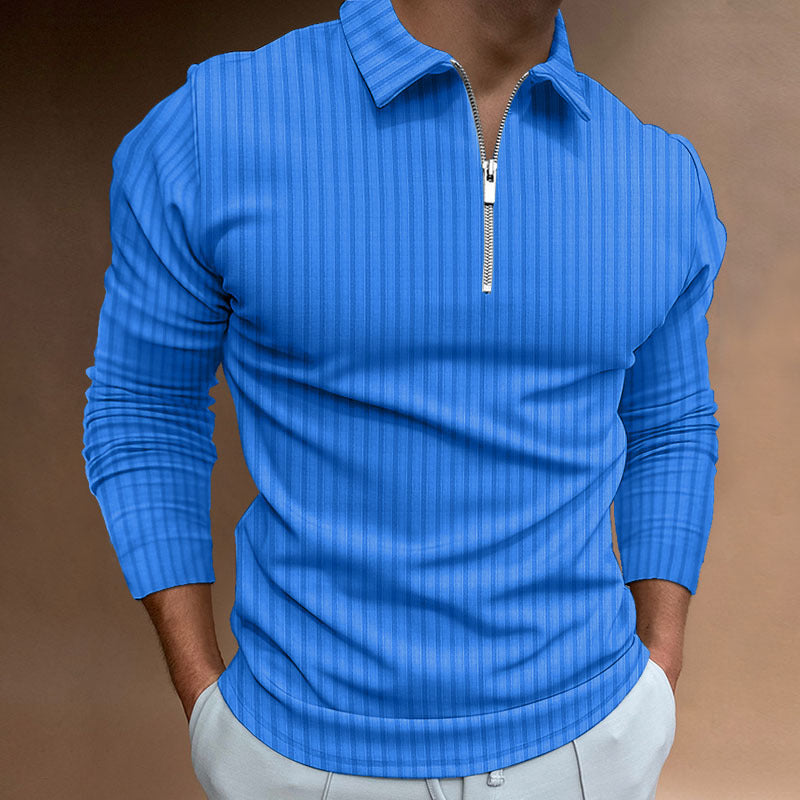 Men's stylish polo shirt with zipper Skorter