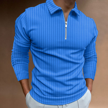 Men's stylish polo shirt with zipper Skorter