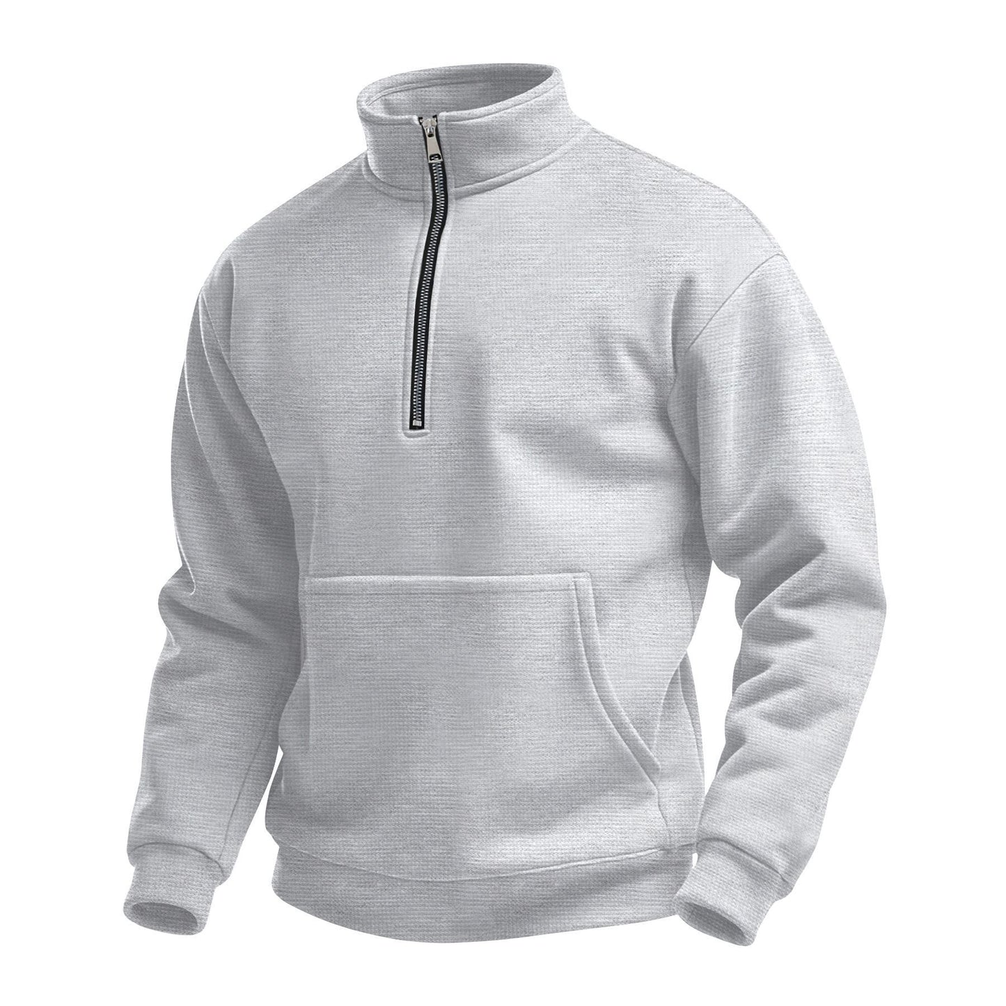 Men's fleece pullover with convertible collar Skorter