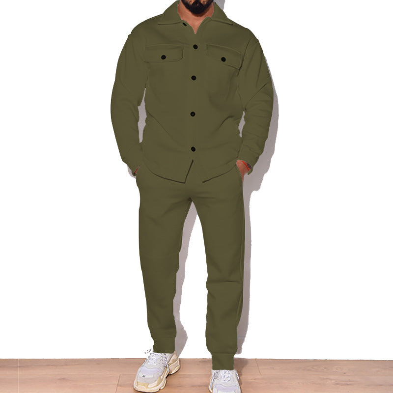 Men's tracksuit with sporty design and practical pockets Skorter