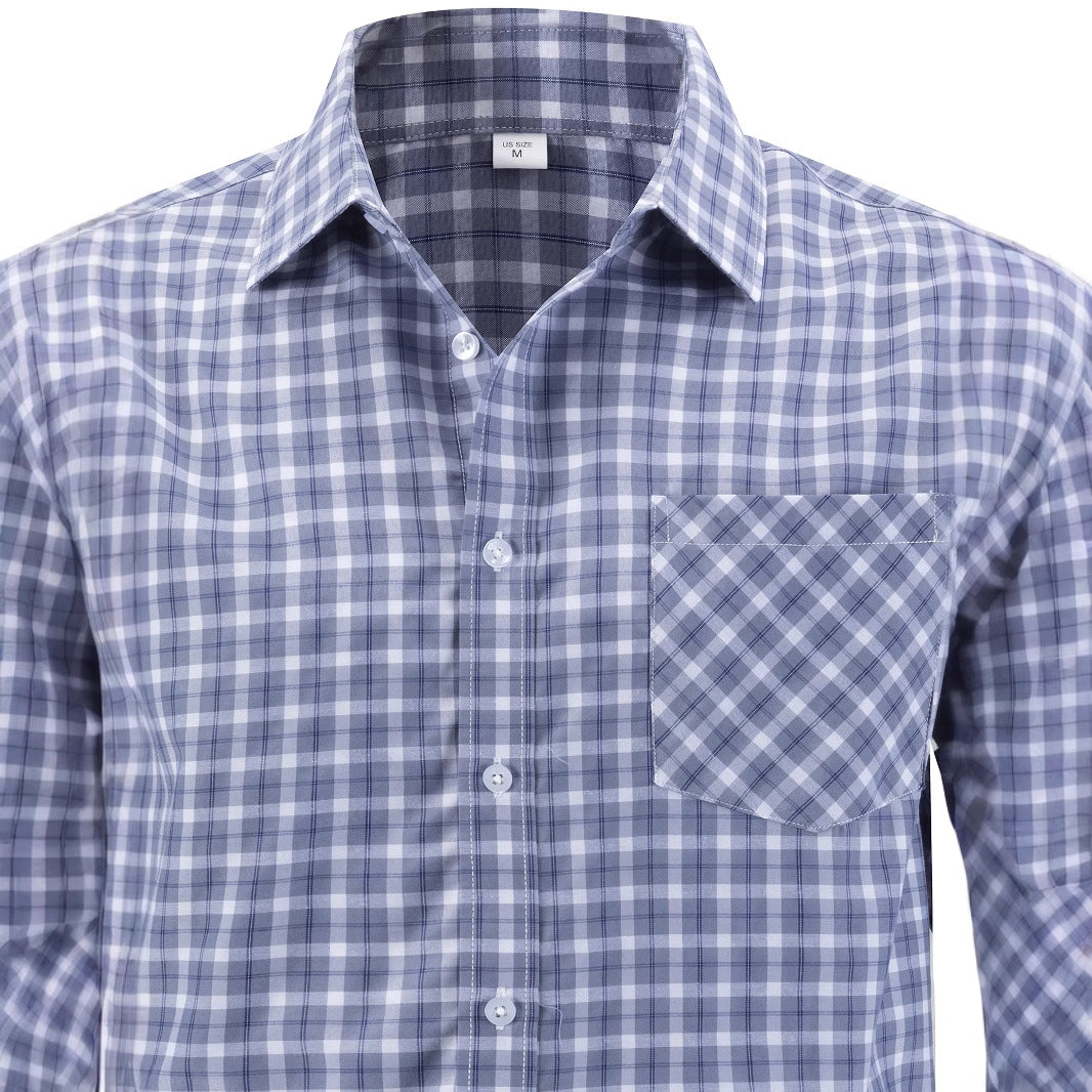 Men's Checked Cotton Shirts Skorter