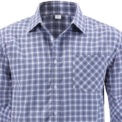 Men's Checked Cotton Shirts Skorter