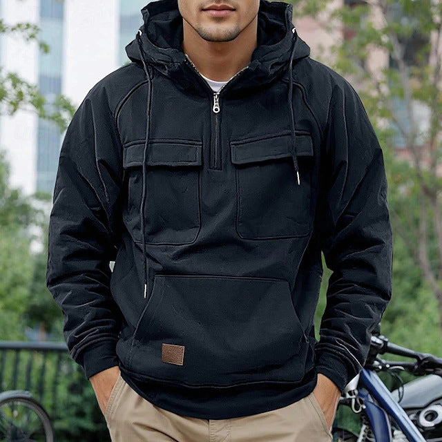 Men's stylish hooded jacket with practical pockets Skorter