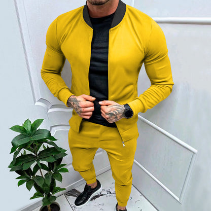 Men's sporty tracksuit with stylish zipper and breathable materials Skorter