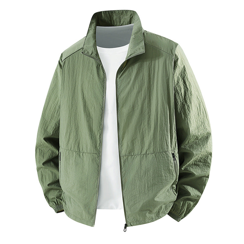 Men's technical softshell jacket with multifunctional pockets and adjustable hood system Skorter