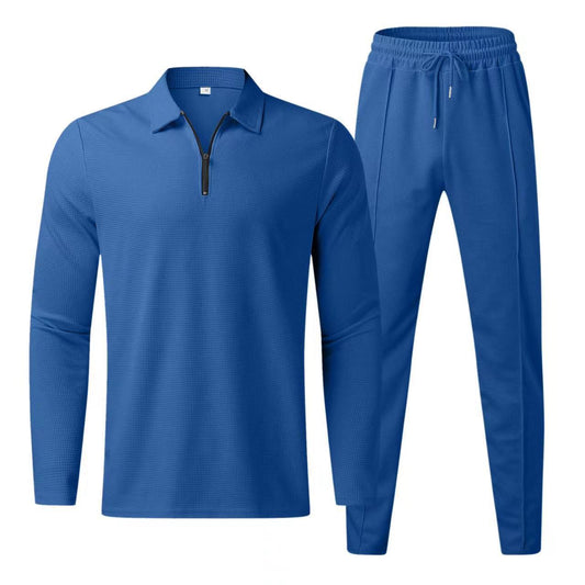 Men's Sporty Functional Set with Zipper Skorter